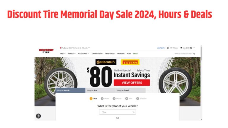 Discount Tire Memorial Day Sale 2024, Hours & Deals